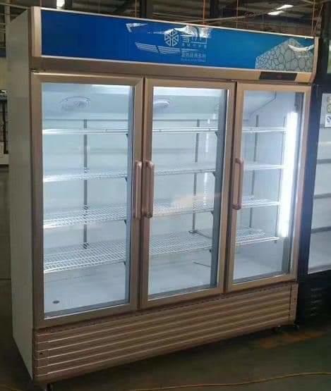 Замораживатель дисплея двери напитка нержавеющей стали стеклянный Refrigerated напиток 1 холодного пива