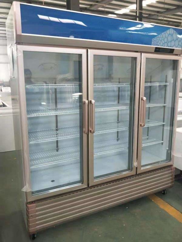 Напиток Refrigerated замораживателем холодного пива дисплея двери напитка нержавеющей стали стеклянным 2