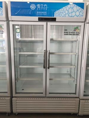 Supermarket Glass Door Vertical Display Freezer Commercial Refrigerator Freezer For Supermarket