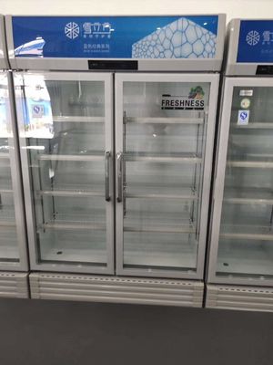 Supermarket Glass Door Vertical Display Freezer Commercial Refrigerator Freezer For Supermarket