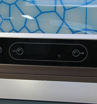 Triple Door Glass Door Display Freezer Vertical Fan Cooling