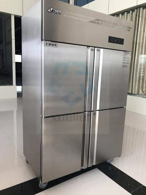 4 Doors Commercial Stainless Steel Upright Freezer 900L 32 Cu Ft