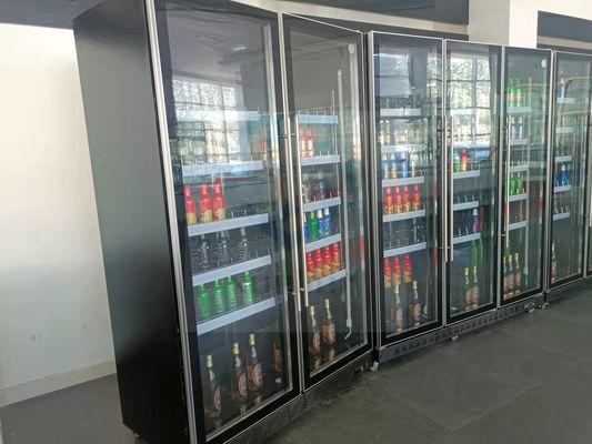 3 Door Restaurant Glass Door Display Freezer 2 To 8 Degree