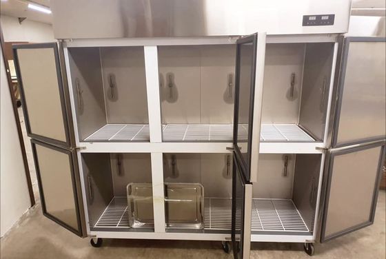 403 Commercial Stainless Steel Fridge Freezer Air Cooling 1.2m