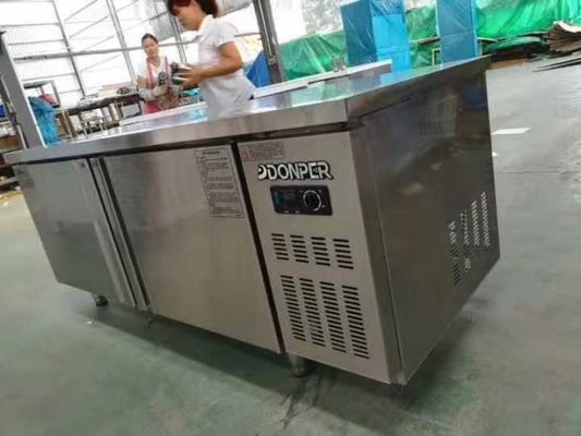 470L Stainless Steel Freezers 17 Cu Ft , Commercial Undercounter Refrigerator Freezer