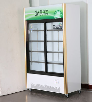 Supermarket Upright Glass Door Display Freezer 768L R134A
