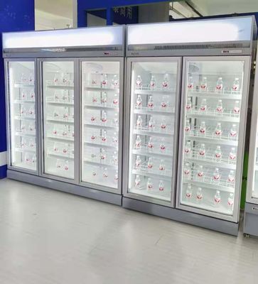 Cold Drink 1260L Beer Upright Glass Door Freezer 220V To 240V
