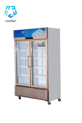 Double door refrigerator commercial freezer fresh drink freezerbeer freezer