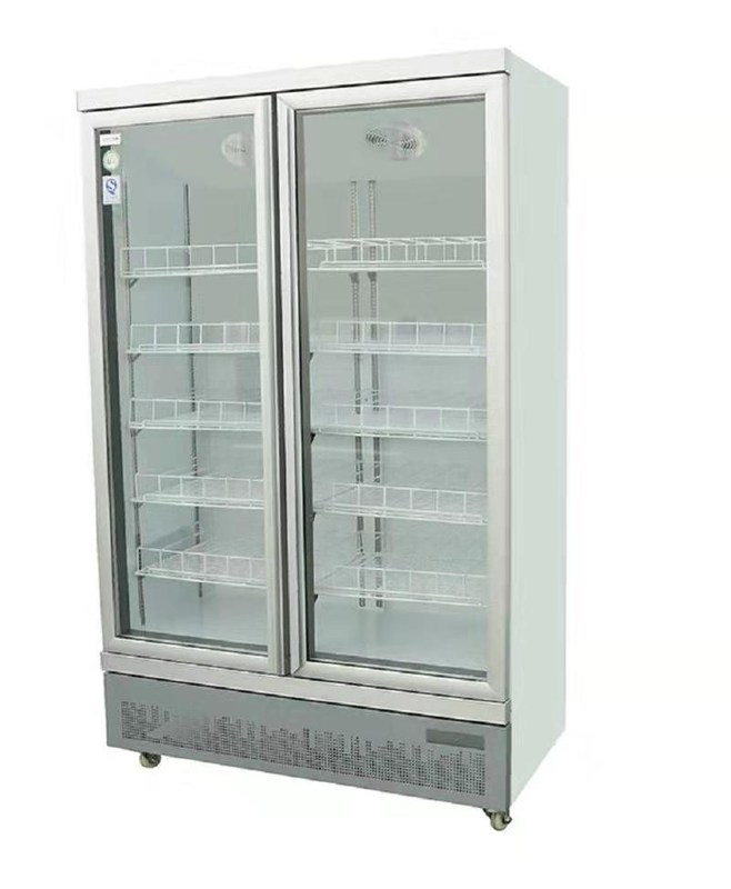 Cold Drink 1260L Beer Upright Glass Door Freezer 220V To 240V